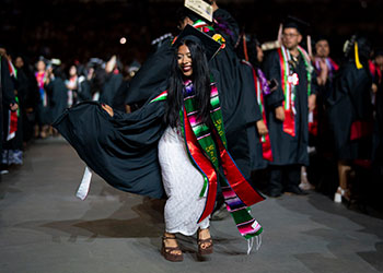 Graduate dancing